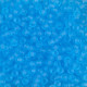 Miyuki seed beads 8/0 - Matte transparent aqua 8-148F